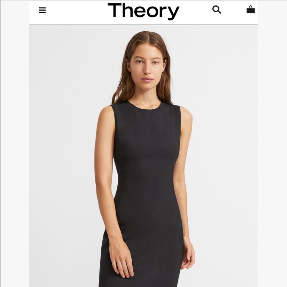 NWT Theory Eano Black Dress Size 4